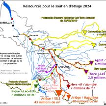 Carte ressources pour le soutien d'étiage
