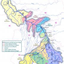 PGE Garonne-Ariège - Les huit unités de gestion