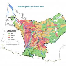 Carte pressions activités agricoles