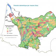 Carte pressions activités domestiques