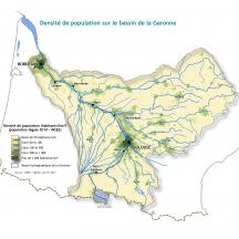 Carte densité de population