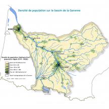 Carte densité de population