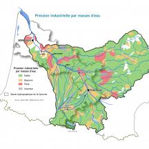 Carte pressions activités industrielles